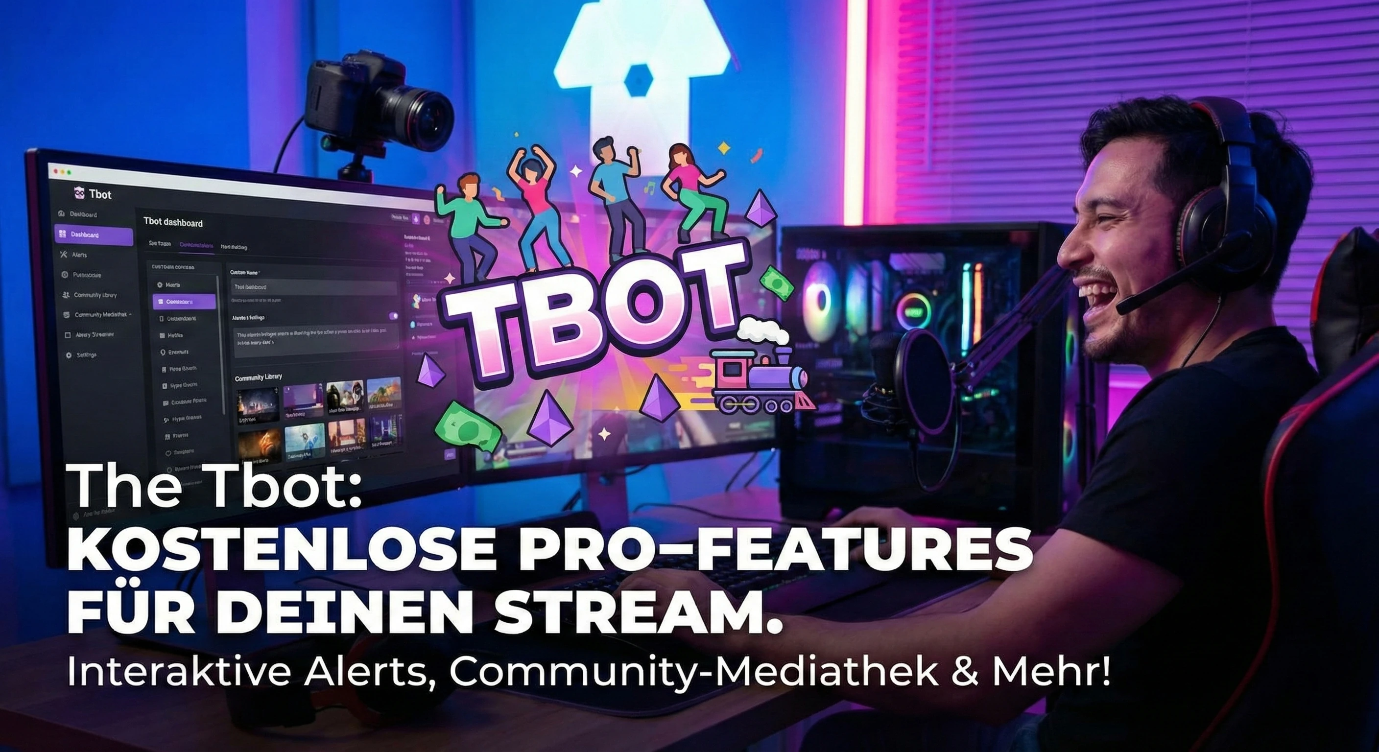 theTbot Dashboard Preview